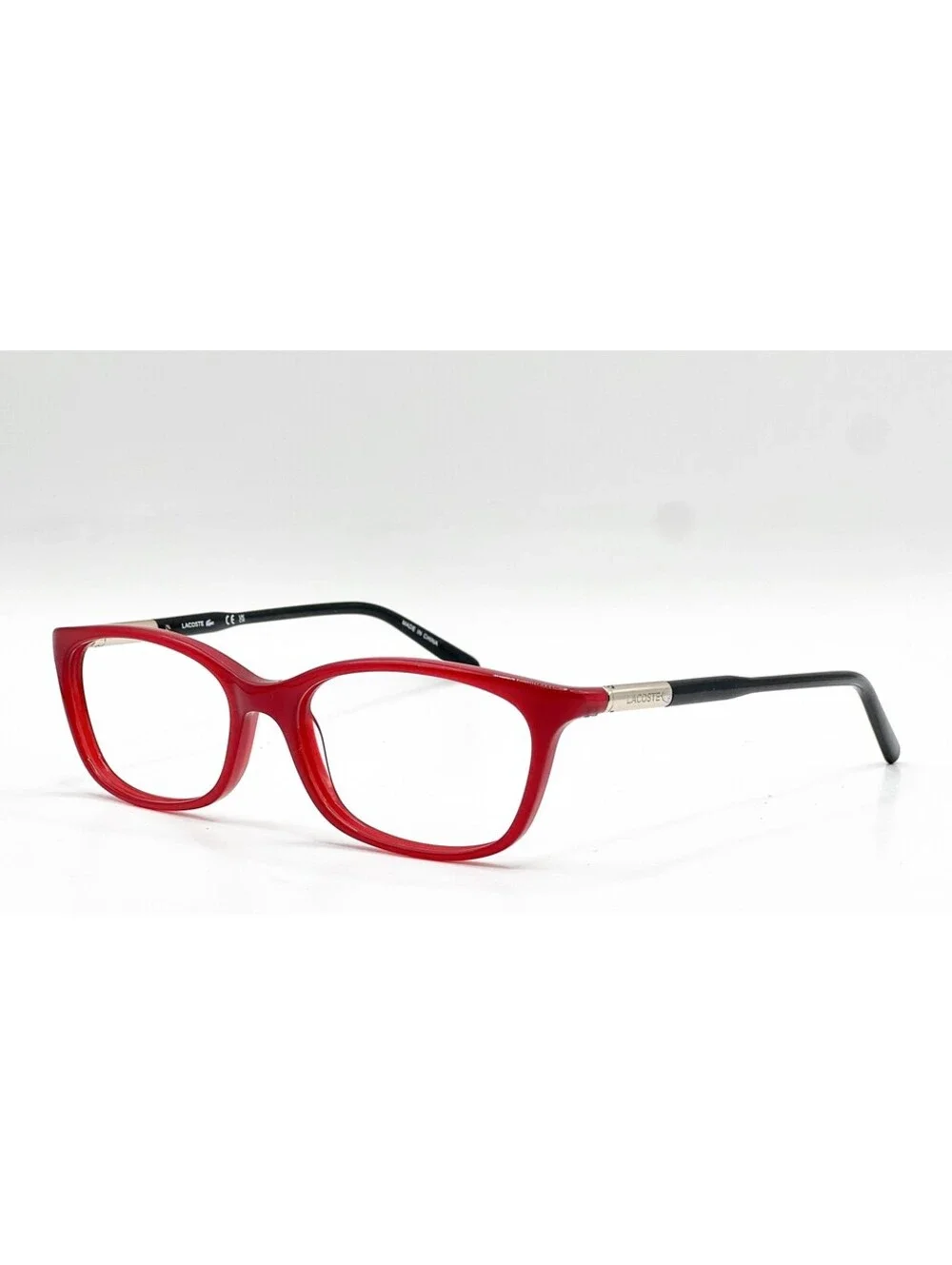 Lacoste L2900 601 Opal Burgundy Rectangle Authentic Eyeglass Frames 55-17